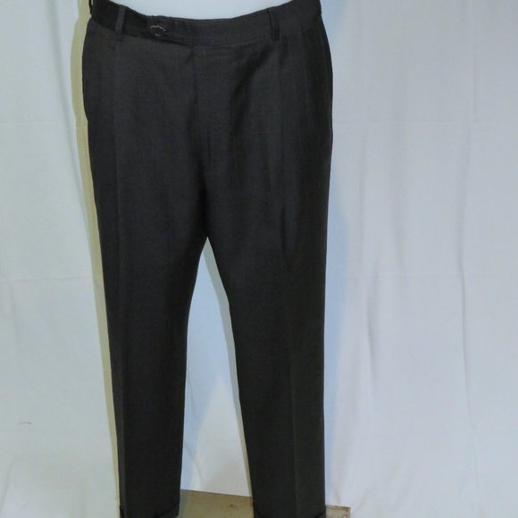 Brooks Brothers x Isaia Loro Piana Charcoal Striped Two Button Suit 40R - Picture 12 of 15